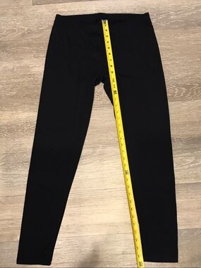 32 Degrees Heat Black Full-Length Stretch Leggings for Women